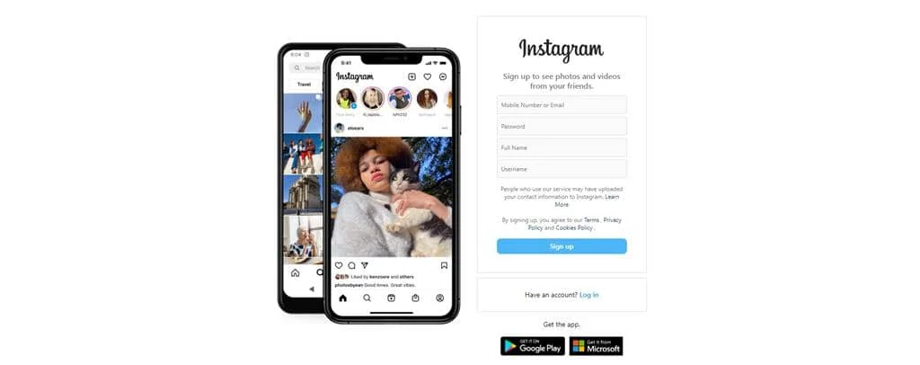instagram网页版注册